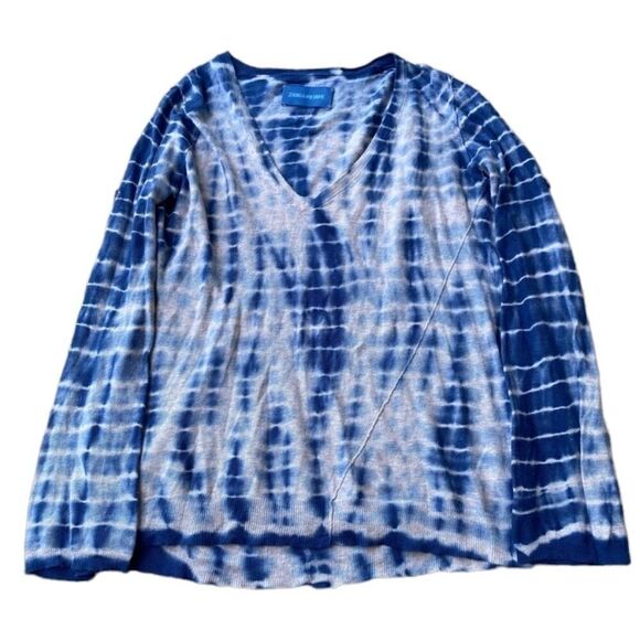 Zadig & Voltaire Tie Dye V Neck Sweater - Picture 1 of 6